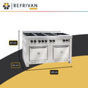 COCINA CORBELLI CFHH 140 - 7 HORNALLAS