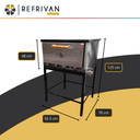 HORNO PIZZERO TECNOCALOR 12 MOLDES