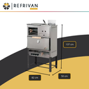 HORNO PIZZERO SOL REAL - 8 PIZZAS 