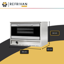 HORNO COOK&FOOD CFH 90 LUXE - PUERTA VIDRIO