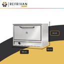 HORNO COOK&FOOD CFH 90 - PUERTA ACERO