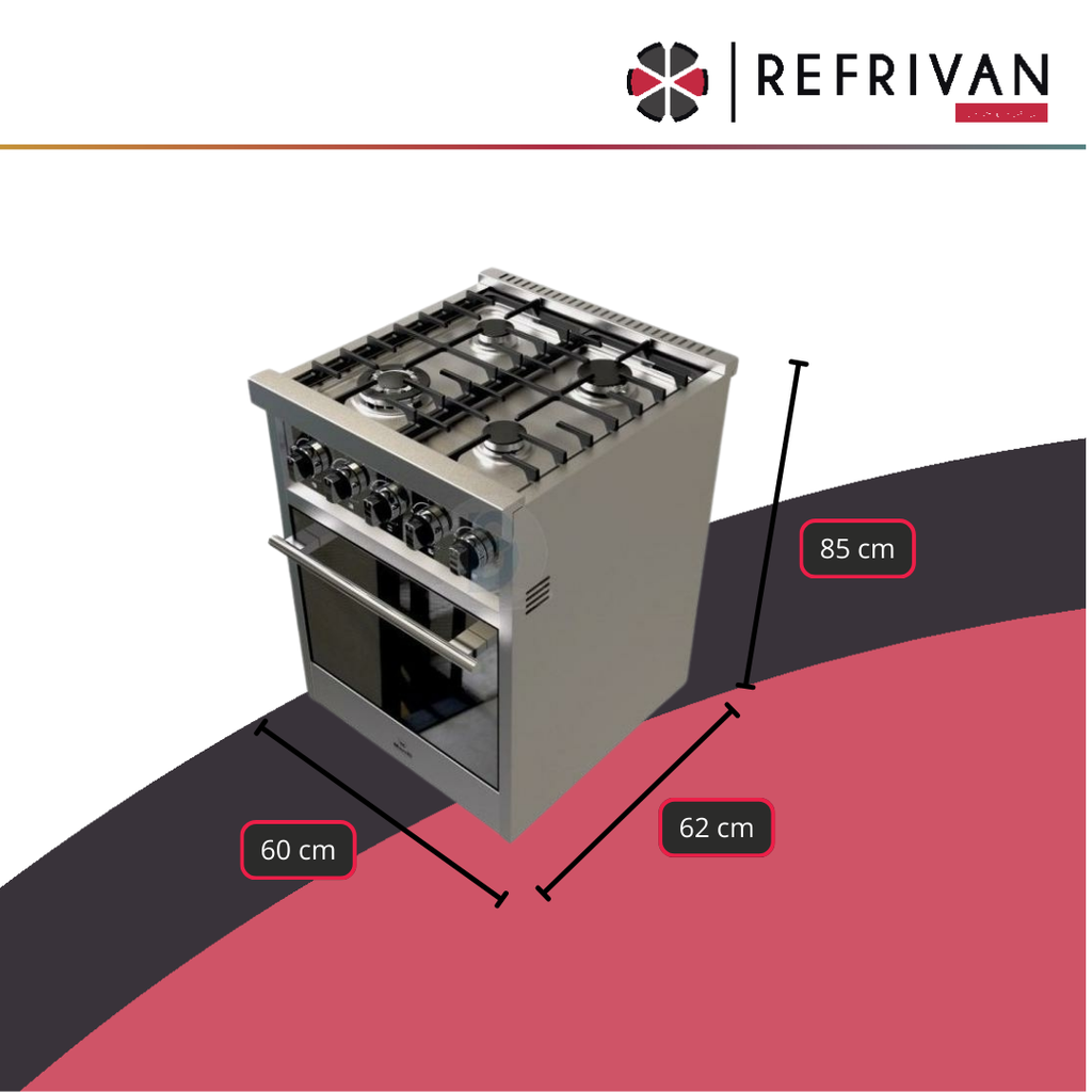 COCINA MORELLI ZAFIRA 600 PUERTA VIDRIO