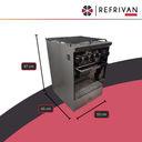 COCINA MORELLI ZAFIRA 550 - PUERTA VIDRIO