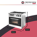 COCINA MORELLI FORZA 900 - PUERTA VISOR