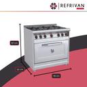 COCINA MORELLI COUNTRY 900 - PUERTA CIEGA
