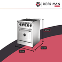 COCINA MORELLI COUNTRY 550 - PUERTA CIEGA