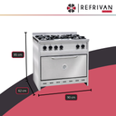 COCINA COOK&FOOD 90 - PUERTA CIEGA