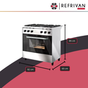 COCINA MORELLI SAHO KUMA 820 -PUERTA VISOR