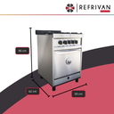 COCINA MARALDI CUCINARE 50 PUERTA CIEGA