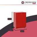 HELADERA BRIKET BK1F 1040 ECO