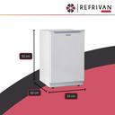 HELADERA BRIKET BK1F 1010 ECO