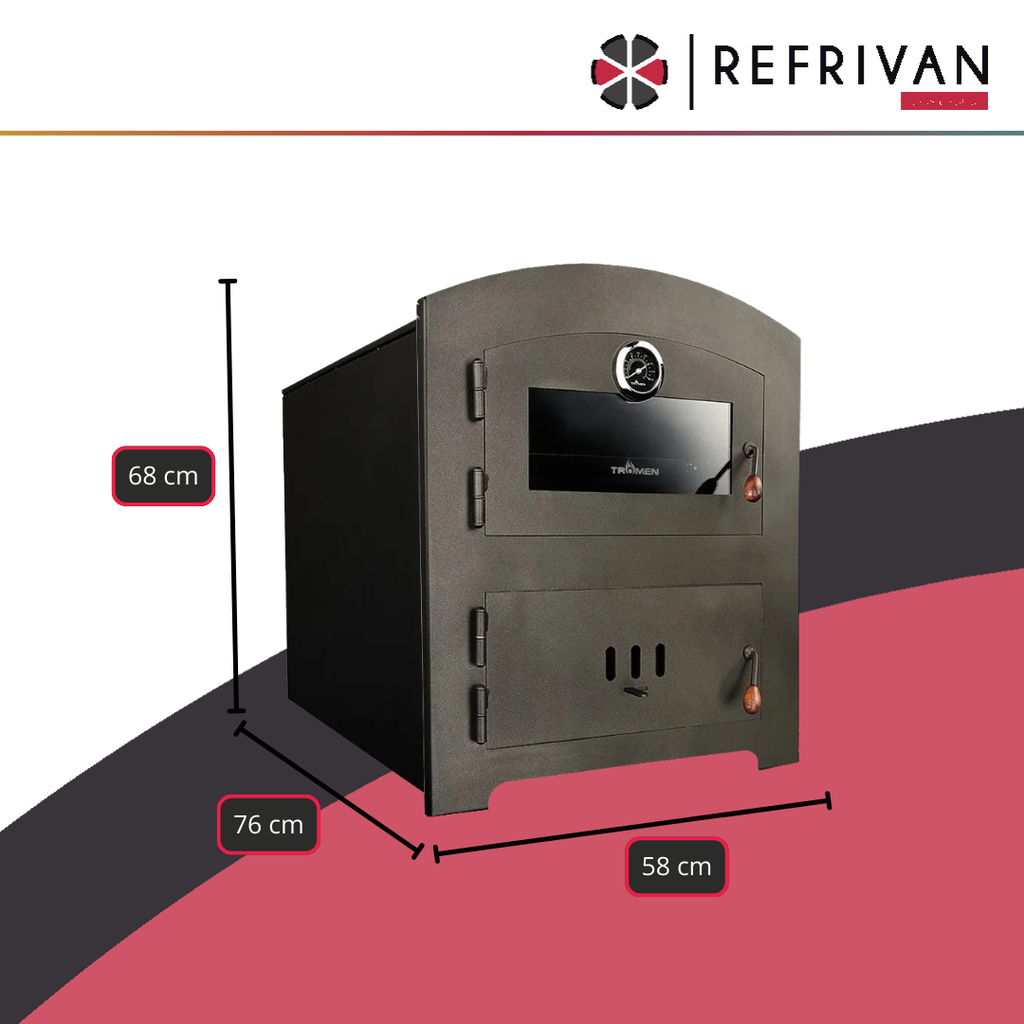 HORNO TROMEN TANGO EMBUTIR A LEÑA