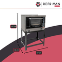 HORNO MORELLI PAMPA 900 - PUERTA VISOR