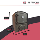 HORNO GRANDE DE MESADA FILFER - PUERTA CIEGA A LEÑA
