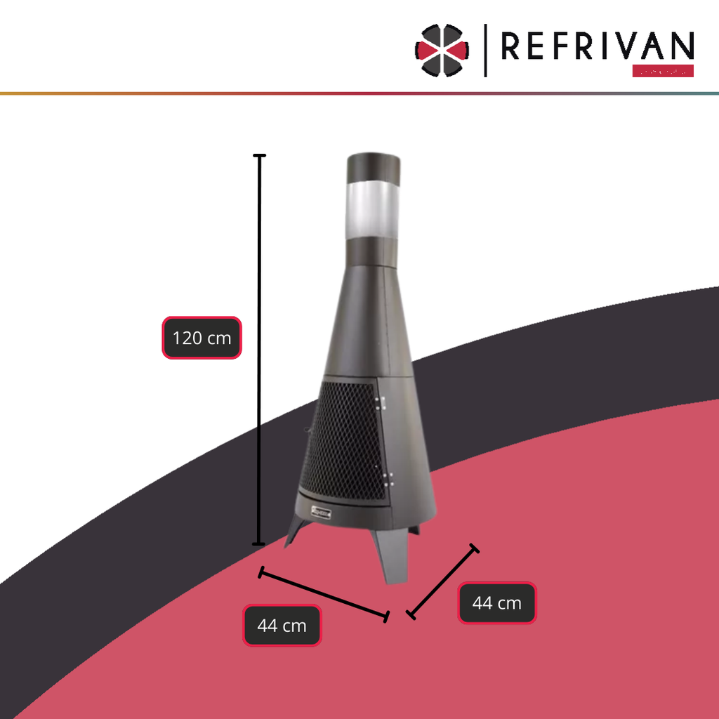 FOGONERO BBQGRILL CALEFACTOR CHIMENEA