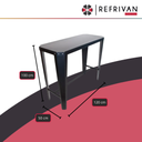 MESA RUNKO 120 NEGRA  TROMEN