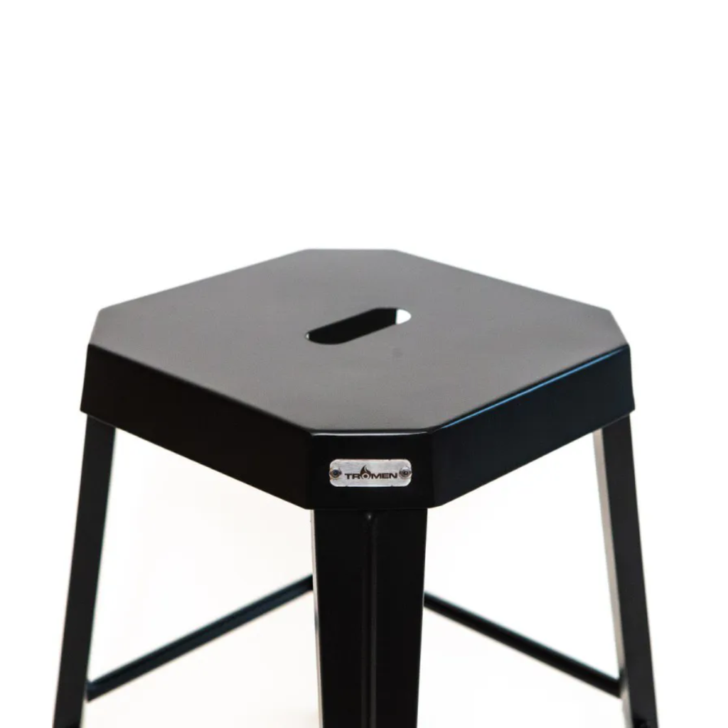BANQUETA TROMEN RUNKO NEGRA - 48CM
