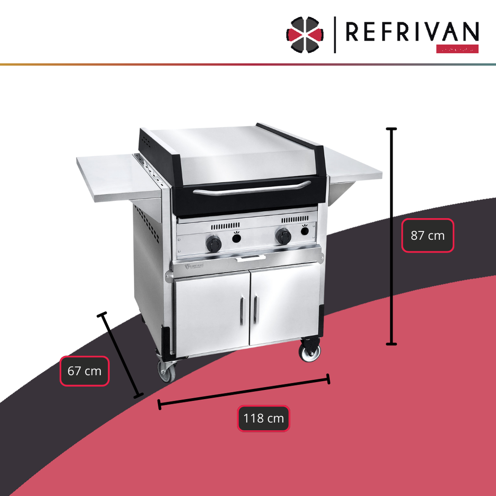PARRILLA A GAS COOK&FOOD SAUCE 60