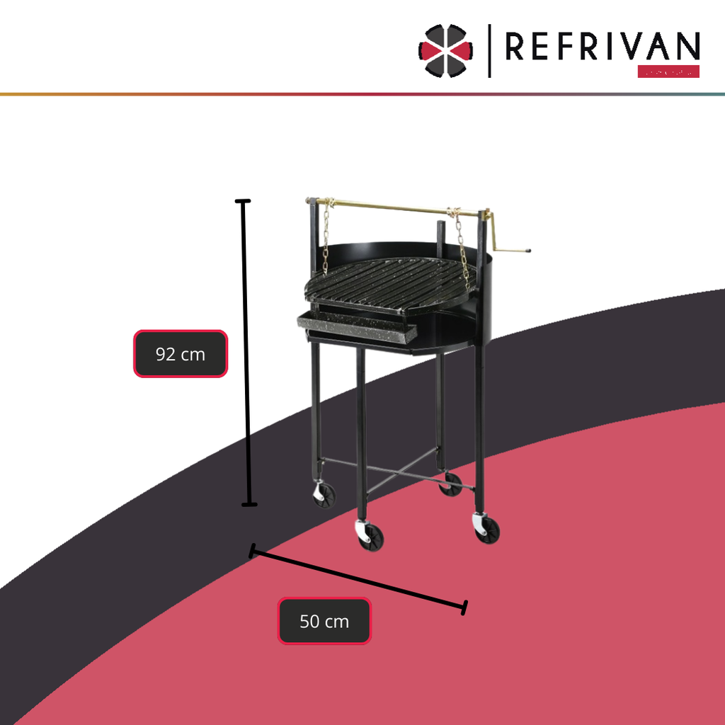 PARRILLA VALIPARRI RODANTE N*11 - 50CM