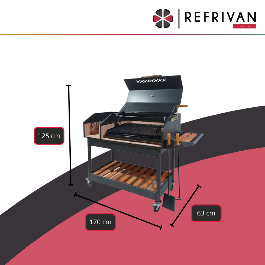 PARRILLA A LEÑA GASTERMIC PREMIUM