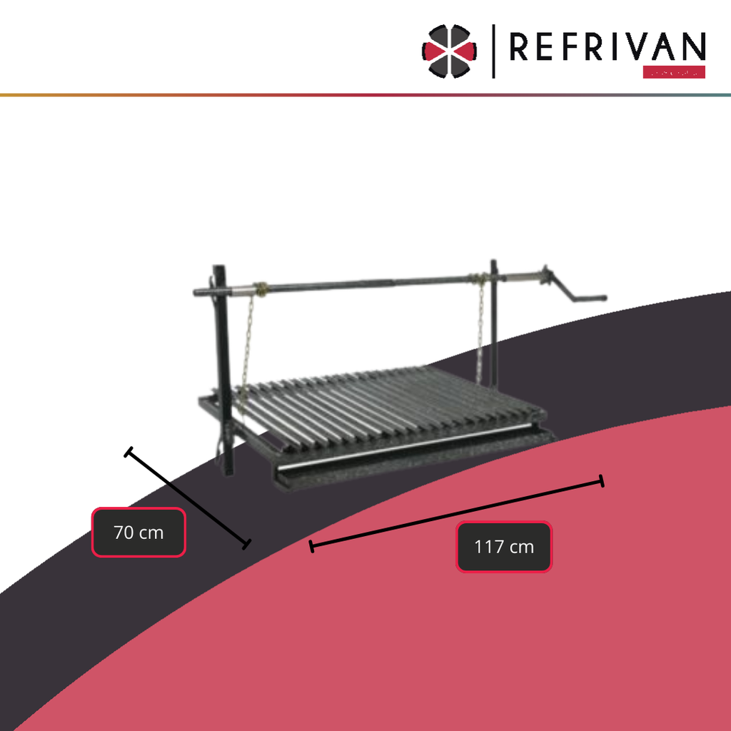EMPARRILLADO ENLOZADO VALIPARRI 70X117 - PARA HUECO