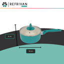 CACEROLA SUKA DE CERAMICA - AQUA - 18CM