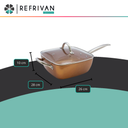 SARTEN FASHION COOK KAISAVILLA - CON FREIDORA Y VAPORERA