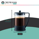 CAFETERA FASHION COOK BODUM BRAZIL - 12 POCILLOS - NEGRO
