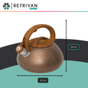 PAVA SILBADORA SAKURA MANHATTAN - 3LTS - MARRON