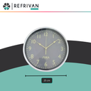 RELOJ SUKA MARCO PLATEADO - SEGUNDERO CONTIGUO