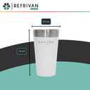 PINTA VASO TERMICO SAKURA JAUNT - BLANCO