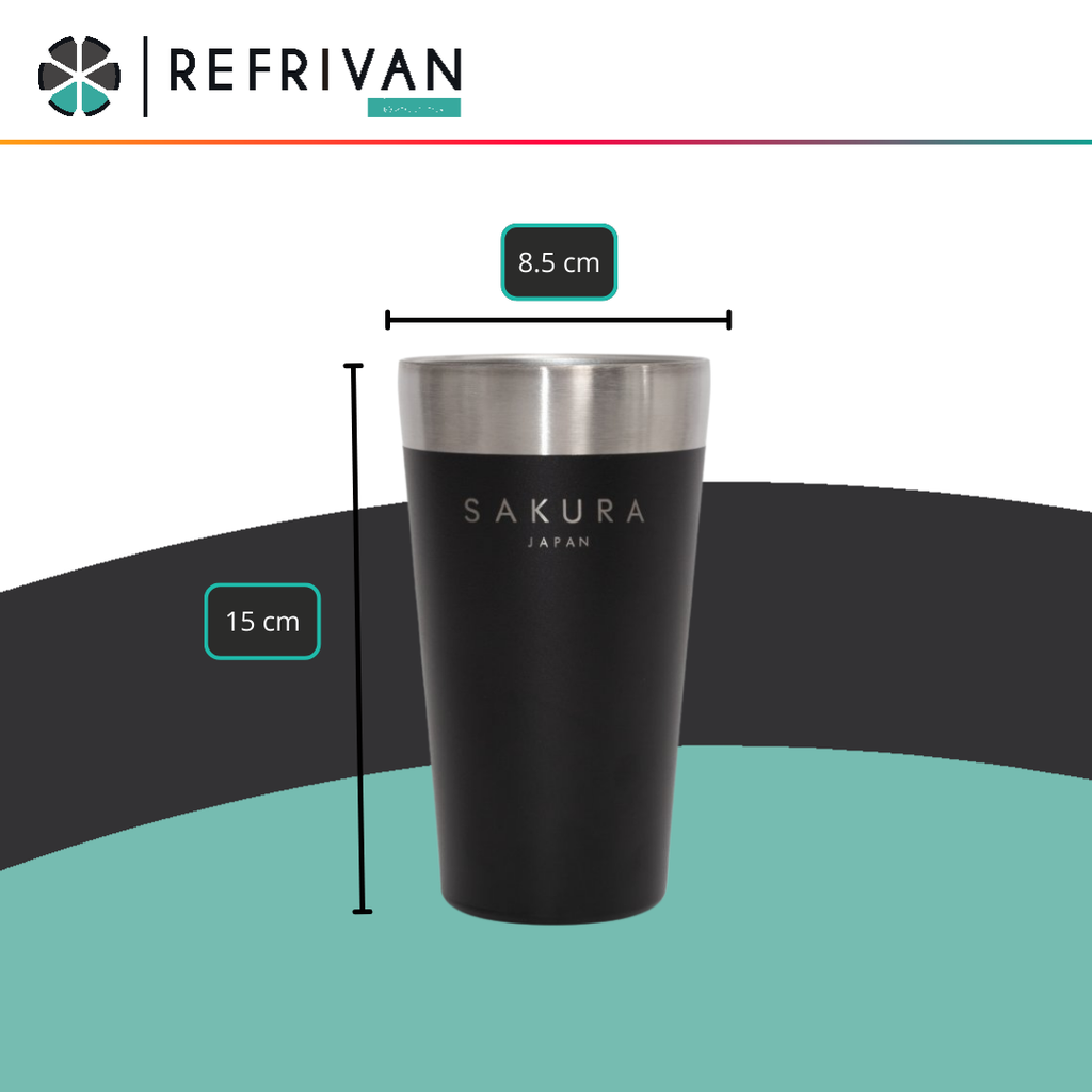PINTA VASO TERMICO SAKURA JAUNT - NEGRO