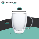JARRO MUG FASHION COOK DOBLE VIDRIO - 350ML