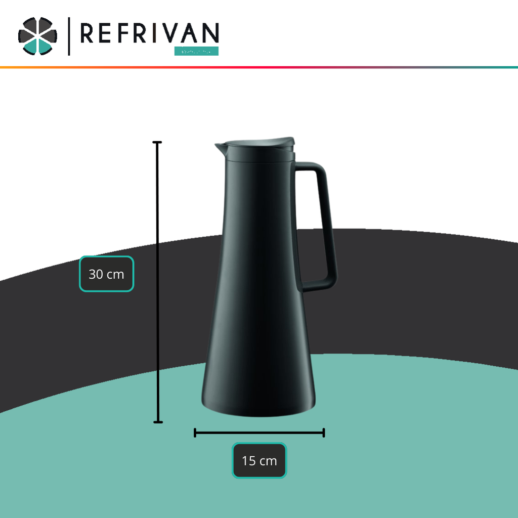 JARRA TERMICA FASHION COOK BODUM JUG - 1.1LTS - NEGRO