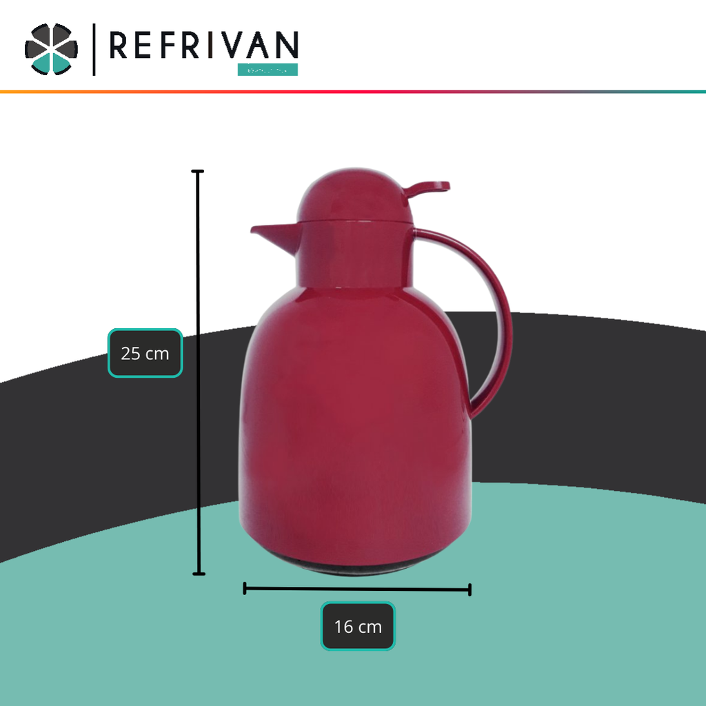 JARRA TERMICA FASHION COOK BODUM - 1.5LTS - ROJO
