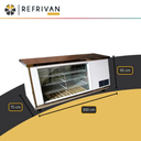 HELADERA VITRINA MOSTRADOR REFRIVAN 3,00MT