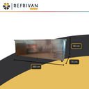 MOSTRADOR CIEGO REFRIVAN 3,00MT