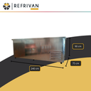 MOSTRADOR CIEGO REFRIVAN 2,40MT