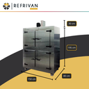 HELADERA ALMACENERA REFRIVAN 44 FRIO FORZADO