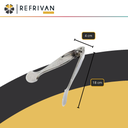 PINZA PARA MASAS REFRIVAN - CON RESORTE