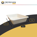 BANDEJA PLASTICA REFRIVAN MEDIANA