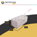 CANASTO FREIDOR RECTANGULAR JYN 36X18