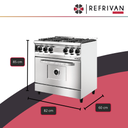 COCINA MORELLI SAHO KUMA 820 -PUERTA CIEGA