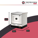 HORNO A GAS MORELLI TRENTO 550 PUERTA CIEGA