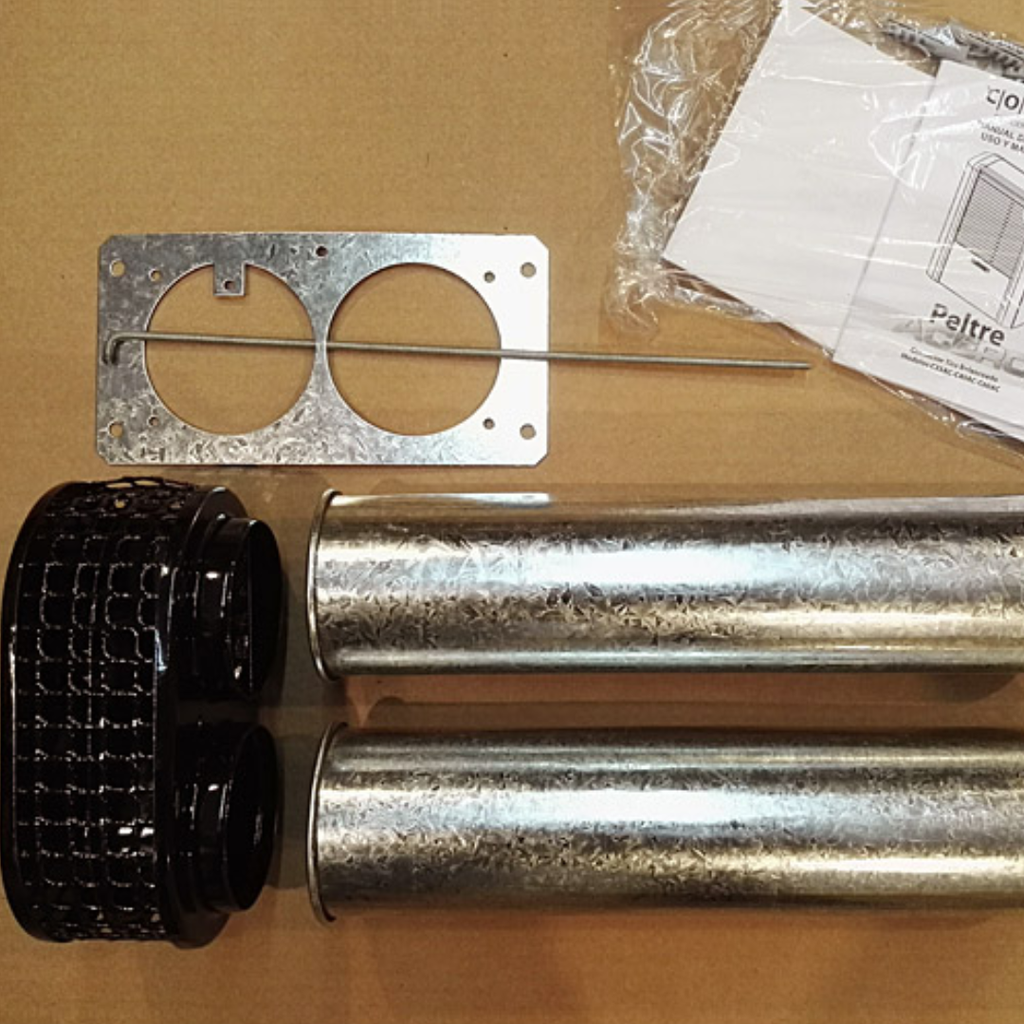 CALEFACTOR COPPENS PELTRE ACERO 2500 - SALIDA DERECHA