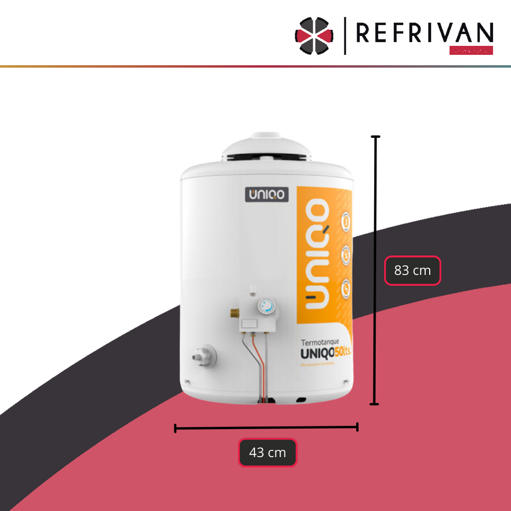 TERMOTANQUE UNIQO 50LTS