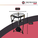 ANAFE DISCO ALTO FRANCIGAS 33CM