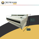 HELADERA BATEA REFRIVAN LATERAL PVC VIDRIO BAJO