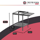 BASE TROMEN PARA PARRILLA ELECTRICA ANGUS 480 - 360 - ANGUX 430