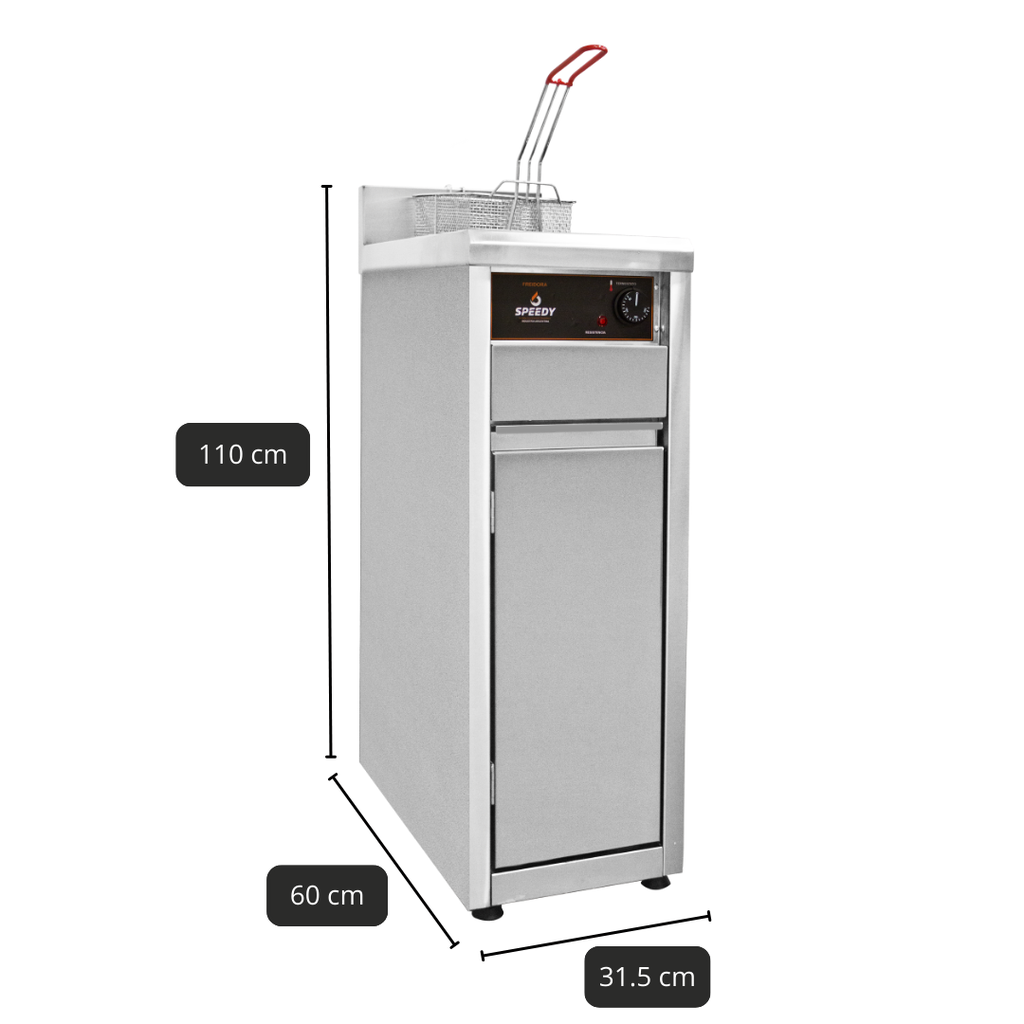 FREIDORA ELECTRICA SPEEDY DE PIE - 15LTS - 6KW (220V) - LINEA PROFESIONAL